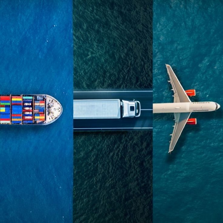 EXIM & International Logistics - Sea vessel, highway freight, and air cargo connectivity